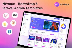 Download Nftmax - Bootstrap 5 laravel Admin Templates Admin Dashboard Template