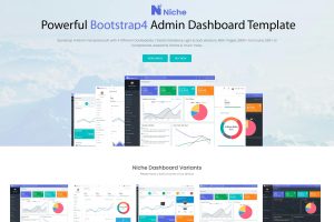 Download Niche - Bootstrap 4 Dashboard and Admin Template Powerful Bootstrap 4 Dashboard and Admin Template