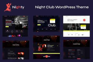 Download Night Club Bar WordPress Theme - Nighty