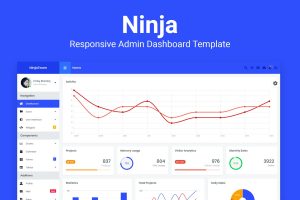Download Ninja - Responsive Admin Dashboard Template Responsive Admin Dashboard Template