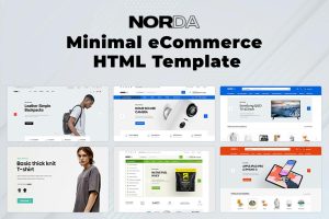 Download Norda - Minimal eCommerce HTML Template 37+ Total Pages including 10+ Home Pages, Norda is a 100% responsive template