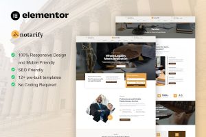 Download Notarify - Notary Public & Legal Services Elementor Template Kit