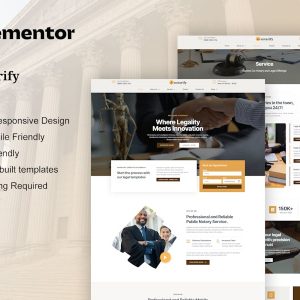 Download Notarify - Notary Public & Legal Services Elementor Template Kit