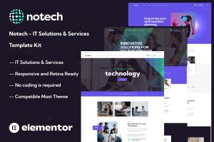 Download Notech - IT Solutions & Services Template Kit