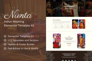 Download Nunta - Cultural Wedding Elementor Template Kit