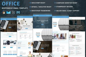 Download Office - Multipurpose Responsive Email Templates Best marketing email templates for your business