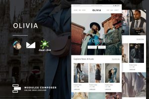 Download Olivia - E-commerce Responsive Email Template Create beautiful responsive e-mail templates for promoting your e-shop, business & services