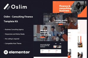 Download Oslim - Consulting Finance Elementor Template Kit