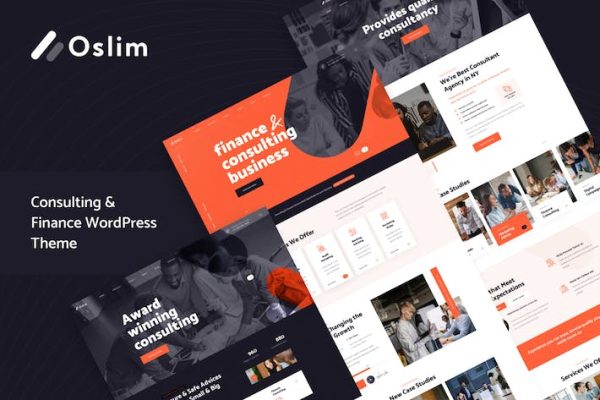 Download Oslim - Consulting & Finance WordPress Theme