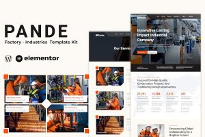 Download Pande - Factory & Industrial Elementor Template Kit