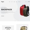 Download Payne - Backpack eCommerce HTML Template Backpack eCommerce HTML Template is a modern HTML template with elegant white background.