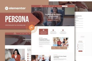 Download Persona - Psychology & Counseling Elementor Template Kit