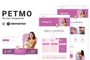 Download Petmo - Pet Care Elementor Template Kit