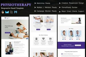 Download Physiotherapy - Responsive Email Template Physiotherapy Email Templates for your Marketing