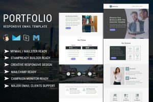 Download Portfolio - Multipurpose Responsive Email Template Best portfolio email template to grow your leads and empower your business