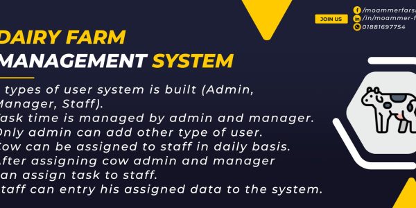 Dairy Farm Management System - Laravel PHP Source Code