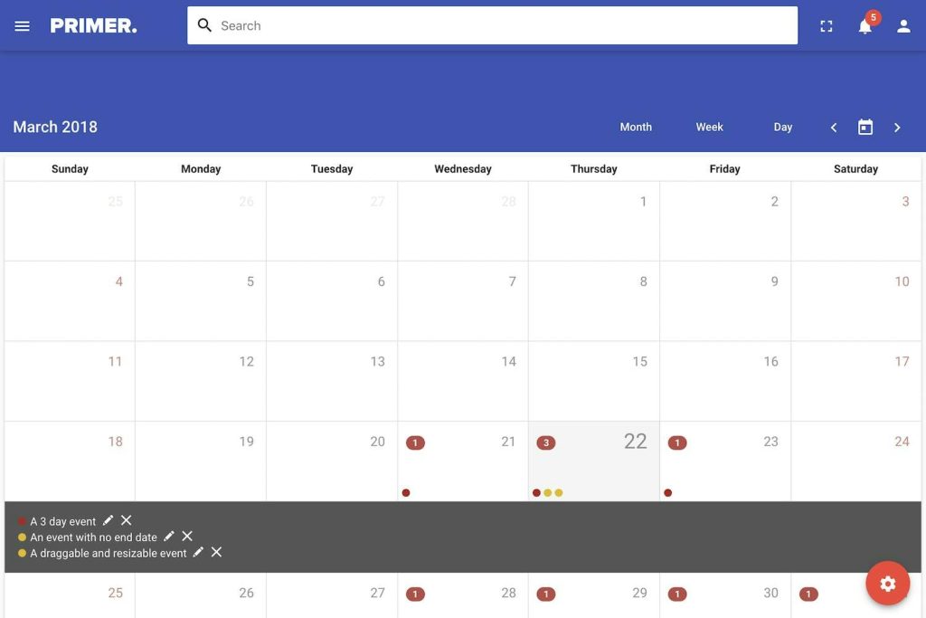Primer - React Material Design Admin Template A React material design ...