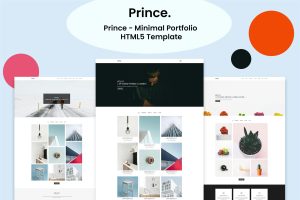 Download Prince - Minimal Portfolio HTML5 Template Prince can be used for many purposes starting from minimal portfolios, agencies, freelancers etc