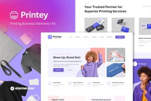 Download Printey - Printing Business Elementor Template Kit