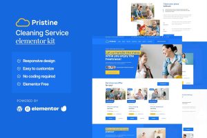 Download Pristine - Cleaning Service Elementor Template Kit