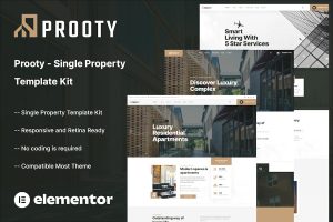 Download Prooty - Single Property Elementor Template Kit