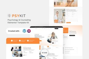Download Psykit - Psychology & Counseling Elementor Template Kit