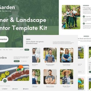 Download PuriGarden - Gardener & Landscape Elementor Template Kit