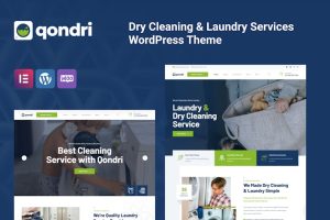 Download Qondri - Dry Cleaning & Laundry Services WP Theme