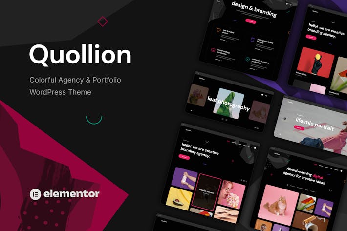 Download Quollion - Colorful Agency & Portfolio Theme
