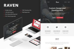 Download Raven - Responsive Email + Themebuilder Access High quality responsive email newsletter template | MailChimp | Campaign Monitor supported