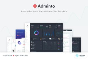 Download React Admin & Dashboard Template - Adminto Adminto is a fully featured premium admin template built on Bootstrap & React Js.