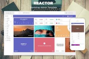 Download Reactor - Bootstrap Admin Template A dashboard admin template powered by Bootstrap and Angularjs