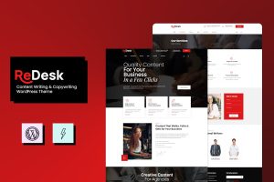 Download ReDesk - Content Writing & Copywriting Theme