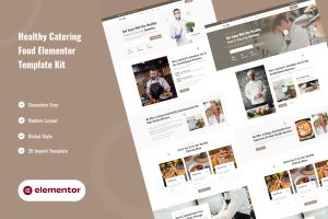 Download Restou - Healthy Catering Food Services Elementor Template Kit