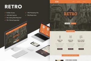 Download Retro - Responsive Email + Themebuilder Access High quality responsive email newsletter template | MailChimp | Campaign Monitor supported