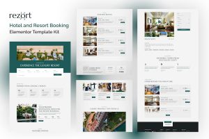 Download Rezort - Hotel & Resort Booking Elementor Template Kit