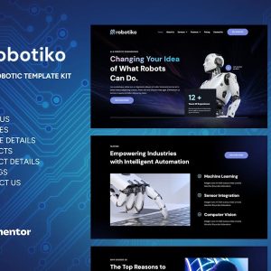 Download Robotiko - Robotic & AI Elementor Template Kit