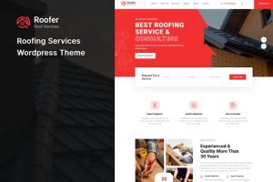Download Roofer - Roofing Services WordPress Theme