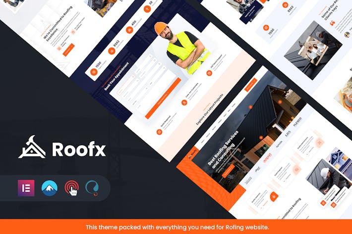 Download Roofx - Roofing Services WordPress Theme