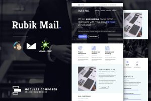 Download Rubik - Agency & Startup Responsive Email Create beautiful responsive e-mail templates for promoting your e-shop, business & services