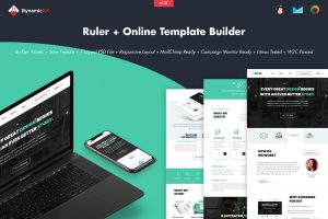 Download Ruler - Creative Agency Portfolio Email + Builder Ruler - Creative Agency Portfolio HTML email template + Online Builder.