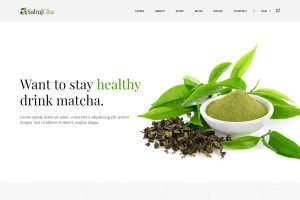 Download Sabujcha - Tea Store HTML Template Sabujcha has an intuitive visual interface and fully responsive layout