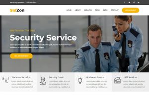 Download SafZon - Security Guard HTML Template SafZon brings 2 Unique Home Layouts and a total of 9+ HTML Pages
