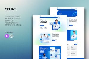 Download Sehat - Medical Elementor Template Kit