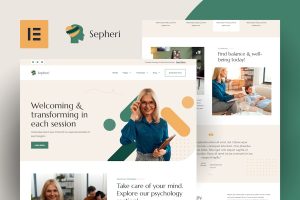 Download Sepheri - Psychologist Elementor Pro Template Kit