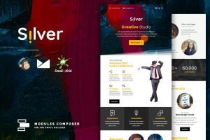 Download Silver - Agency & Startup Responsive Email Create beautiful responsive e-mail templates for promoting your e-shop, business & services