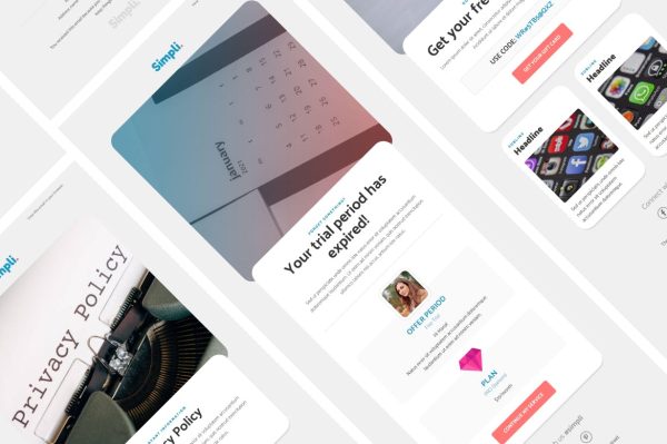 Download Simpli - Notification Email Templates Simpli - Notification & Transactional Email Templates with Online Builder
