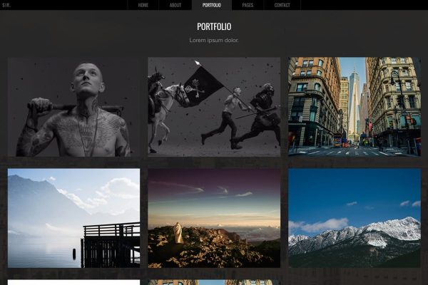 Download Sir | Responsive HTML Portfolio Template A Responsive HTML5 portfolio template for agencies, freelancers and creatives