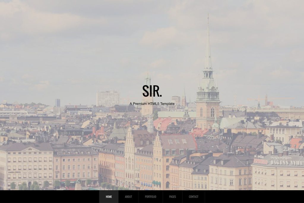 Sir Responsive Html Portfolio Template A Responsive Html5 Portfolio Template For Agencies Sir Responsive Html Portfolio Template A Responsive Html5 Portfolio Template For Agencies