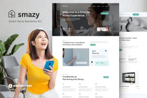 Download Smazy - Smart Home System Elementor Template Kits